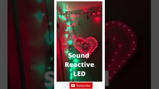 Sound Reactive LED Lights #shorts wled