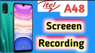 How To Screen Recording in Itel a48 |itel a48 screen recording |Itel a48 main screen recording #itel