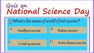 National science day quiz in English 2023 National science day quiz questions and answers in English