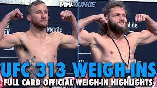 UFC 313 Official Weigh-In Highlights: Flawless Session on Scale for PPV Card