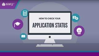 How to check your application status