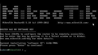 Install MikroTik OS on PC (MikroTik PC Router)