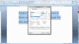 Microsoft word shortcut: How to change font size and font style