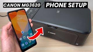 Canon PIXMA MG3620 Printer: How to Connect to Phone (Wireless Setup)