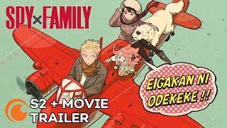 SPY x FAMILY Season 2 + Movie | OFFICIAL TRAILER