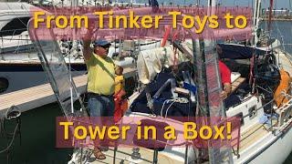 From Tinker Toys to Tower in a Box! Sailing Huntress (Ep 28)