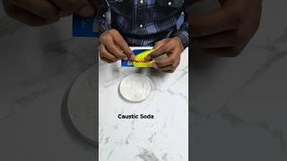 Caustic Soda Vs Feviquick #experiment #shorts #project