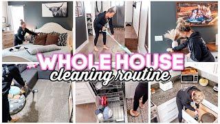 WHOLE HOUSE CLEANING ROUTINE // All Day Clean With Me