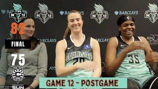 New York Liberty Take Down Undefeated CT Sun - Ionescu Benched after TO, Fuels Late Game Performance