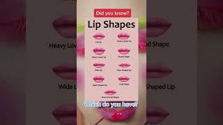 Different lip shapes #lipshape #lipsticktutorial #biglips#shorts