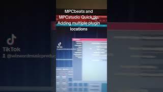 Quick tip adding multiple plug-in locations  #mpcstudio #mpcbeats #DAW #studiotips #mpc #mpcproducer