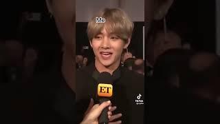 funny BTS interview creds: