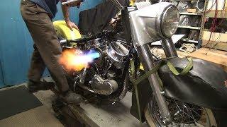 1965 panhead #160 74ci flh motor rebuild and bike repair harley by tatro machine