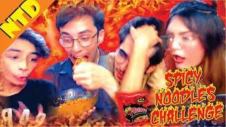 SPICIEST NOODLES CHALLENGE ft. @LILYliveGaming @pikaagaming and Khan | NTD Playz