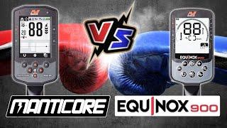 Minelab Manticore vs Equinox 900 - Which to Buy?