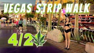 420 Las Vegas Strip Walking Tour High Times 4-20-24 at 7pm