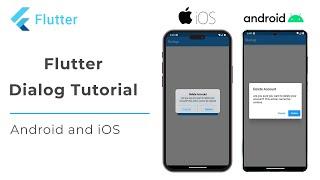 Flutter Alert Dialog Tutorial - Cupertino and Material Dialogs