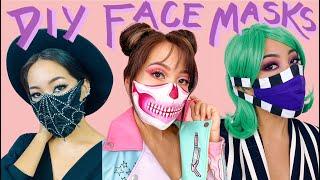 DIY Painted & Embellished Face Masks