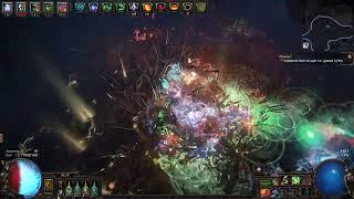 Carrion Golem Witch Necromancer  POE 3 24 Abomination Map T17
