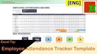 [ENG] Employee Attendance Tracker Template - Free Excel Template by Microsoft