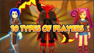 10 TYPES OF PLAYERS IN WORLD ZERO ROBLOX
