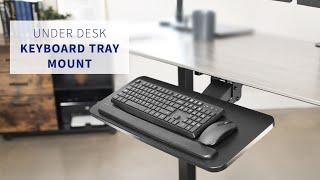 MOUNT-KB03B Under Desk Keyboard Tray by VIVO