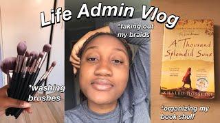 GETTING MY LIFE TOGETHER - 4C hair wash day, cleaning + organizing | Zimbabwean YouTuber #roadto3k