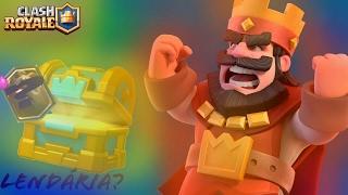 ABRI UM BÁU DA COROA E OLHA OQUE VEIO - Clash Royale