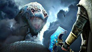 God of War 4 - Freya Tells Story of THOR vs World Serpent (God of War 2018) PS4 Pro