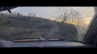 Toyota Land Cruiser j90 - Fast Driving on mountain road