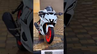 R15 V4 White Colour Modified  Yamaha R15v4 Bike  #yamaha #r15v4 #bike #shorts #shortsvideo