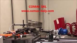 Rohrbiegen vom Coil mit einer 3-Achsen CNC-gesteuerten COMAC Biegemaschine. PIPE COIL