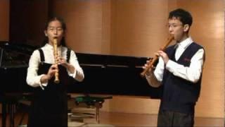 Sonata VI Largo and Allegro - G. P. Telemann - Recorder Duet