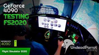 Flight Simulator 2020 with GeForce RTX 4090 & Triple Display Setup