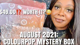 AUGUST 2021: COLOURPOP $49 MSTERY BOX | IS THE $90 VALUE THERE? | IS IT WORTH IT? | TONYANICOLE