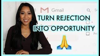 How to Respond to a REJECTION Email | Internship & Job Search Tip