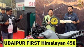 Royal Enfield Himalayan 450 Launch in Udaipur First delivery 𝐁𝐈𝐆𝐆 𝐒𝐮𝐫𝐩𝐫𝐢𝐬𝐞