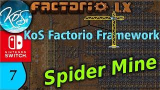 KoS Factorio Framework 7 - TRAINING TO THE IRON MINE - Tips & Tricks, Let's Play