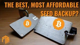 The Most Affordable, Safest, & BEST Bitcoin Wallet Backup?! We Compare Two Of The Top Steel Backups