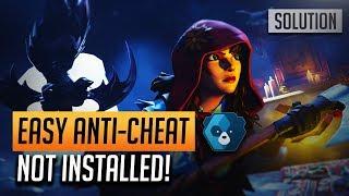 FIX Launch Error EasyAntiCheat Not Installed in Fortnite -[Tutorial]