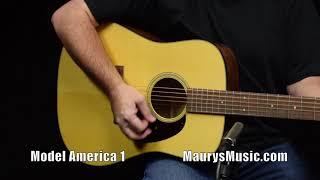 Martin D-18 vs Model America 1 at MaurysMusic.com