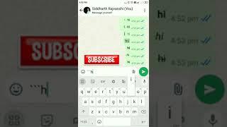  How to change font style in WhatsApp || #shorts #whatsapp #tipsandtricks #font #ytshorts #viral