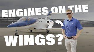 Why are the HondaJet's Engines Mounted Over the Wings?  | HondaJet Studio