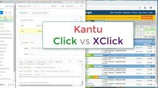 Click vs XClick (Javascript click vs. native OS Mouse event)