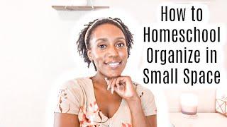 How I Keep My Homeschool Supplies Organized Small Home  Apartment