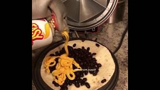 Shark Puppet makes a quesadilla!