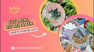 Creá una Espectacular FLOR DE LOTO EN MOSAICO 🪷 Guía Paso a Paso