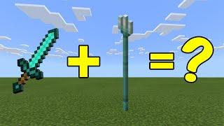 I Combined a Trident and a Diamond Sword in Minecraft - Here's WHAT Happened...