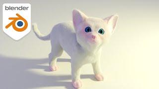 Modeling and animating a cat in blender 3.4 #blender #animation