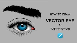 vector eye tutorial in infinite design (in mobile)